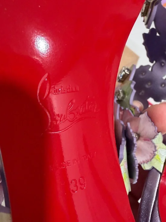 Christian Louboutin Limited Edition bloom sandals size 39 new - Picture 6 of 15